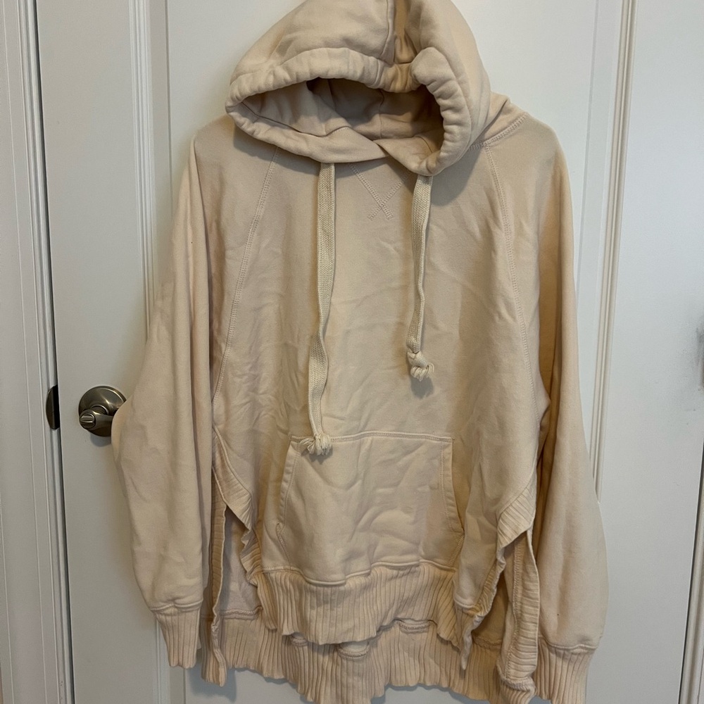 American Eagle Outfitters Cream Hoodie